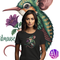 BIRDMOUSE AI | Koszulka z nadrukiem | generowane przez AI | APEXAI100103