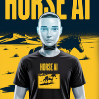 HORSE-WILD | Koszulka z nadrukiem | generowane przez  AI | FLOWAI100100
